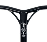 Black RTR Helium Aluminum Bar with a high gloss finish, featuring an oversized tube slit for HIC and a visible logo on the handlebar. Measures 24” high by 23” wide.