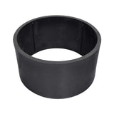 11x7.10-5 PVC Plastic Tire Sleeves for Drift Trikes & Go-Karts (Set of 2) - Black circular tire sleeves designed to fit tightly on slick tires, enhancing drift performance with radial ridges on the inside face.