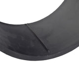 11x7.10-5 PVC Plastic Tire Sleeves for Drift Trikes & Go-Karts (Set of 2) displayed as black rubber tire sleeves designed for enhanced drifting performance with radial ridges for superior grip.