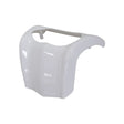 Console Trim for the Coleman AT125-EX ATV, a white plastic piece with a central hole, designed to hold the speedometer and instrument cluster on the handlebar center.