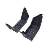 Foot Platforms for the Coleman AT200-B ATV, showing a pair of black plastic parts with pre-drilled mounting holes and toothed central portions for grip.