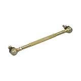 Tie Rod Linkage for the Coleman AT125-EX ATV, featuring a long metal rod with round holes, ball joints, and two ends including lock and castle nuts.