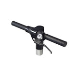 Top Console & Handlebar Assembly for the GOTRAX GXL V2 Electric Scooter (Blemished) featuring an LCD display, headlight, brake lever with bell, thumb throttle, and power button, showing minor scrapes on the brake lever and left grip.