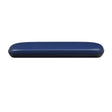Navy Blue 14 Full Length Padded Vinyl Armrest for Wheelchairs, featuring a blue rectangular pad with black edges and a black base, compatible with various Invacare wheelchairs.