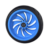 Front Wheel Assembly for the GOTRAX GKS Electric Scooter featuring a solid 6 flat-free tire on a 10-spoke rim with pre-installed 608RS bearings.