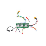 Motherboard & Harness for GOTRAX XR Elite Electric Scooter, featuring a green circuit board with multiple colored wires and connectors, integral to the scooter's operating system.