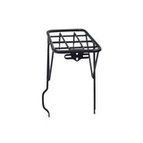 Rear Rack for the HeyBike Mars Electric Bicycle, showcasing a sturdy black metal frame with legs, designed for easy rear axle attachment and includes a taillight mounting bracket for added convenience.