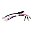 Close-up of the Electronic Harness (Controller/Battery/Inhibitor) for Go-Go Elite Traveller, Go-Go LX with CTS, and Go-Go Ultra X, highlighting wires, cable, and plug.