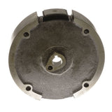 Flywheel for the Baja MB165 Mini Bike (VIN Prefix LUAH), a circular metal auto part with a central hole.