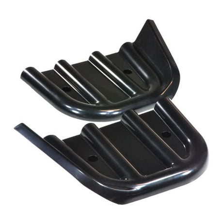 Foot Pedals for the Minimoto ATV (Set of 2) – close-up of a pair of black metal foot pedals, designed specifically for Toyquest's Minimoto ATV.
