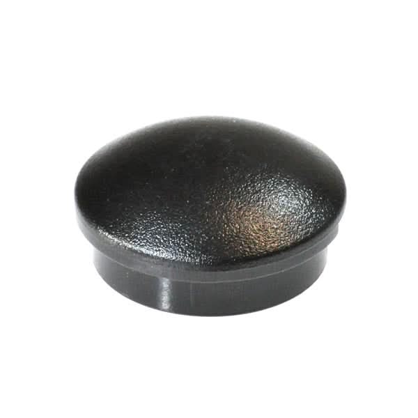 Caster Fork Cap for Drive Medical Image EC & Image GT Power Chairs, showing a close-up of the black plastic cap designed to protect the power chair's caster assembly from dirt, dust, and moisture.