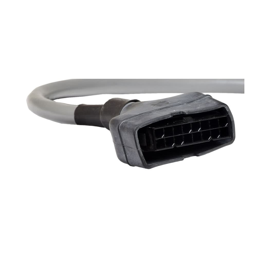 Close-up of the Front to Rear Harness for the Pride Legend (SC3000/SC3400), featuring a cable with a connector, vital for the scooter's electronic network.