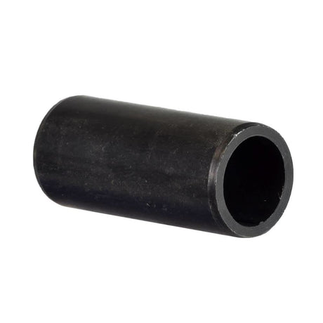 Front Wheel Inner Spacer for Motovox MBX10 and MBX11 Mini Bikes, a black cylindrical pipe with a central hole, OEM replacement part measuring 1-19/32 in length and 1/2 inner diameter.