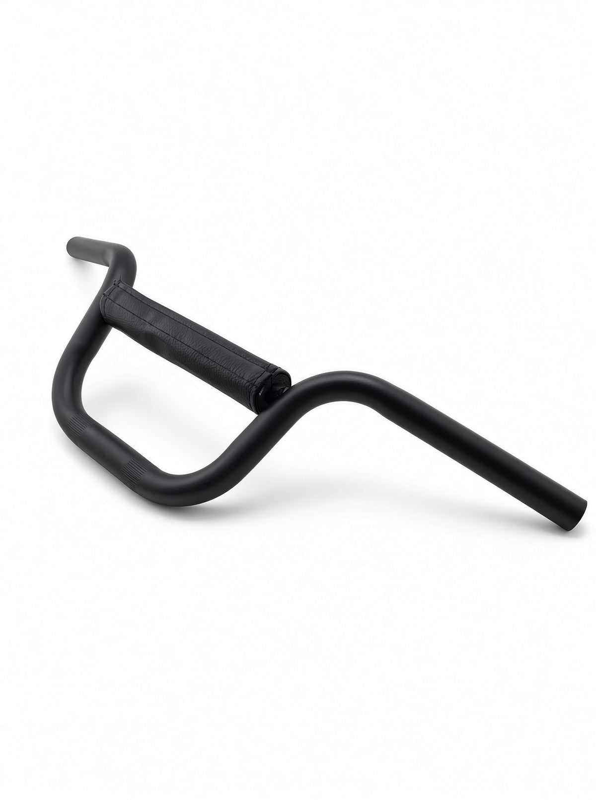 Black 6-inch rise handlebars with crossbar pad for the Hiboy DK1