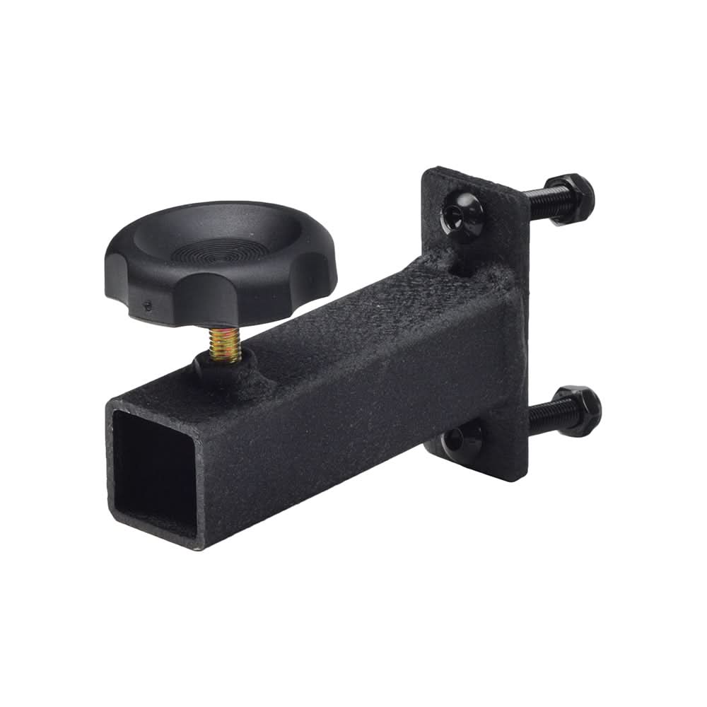 Rear Basket Mounting Hardware for Golden Technologies Companion Scooters (Blemished), featuring a black metal bracket with a screw and a missing black plastic cap.