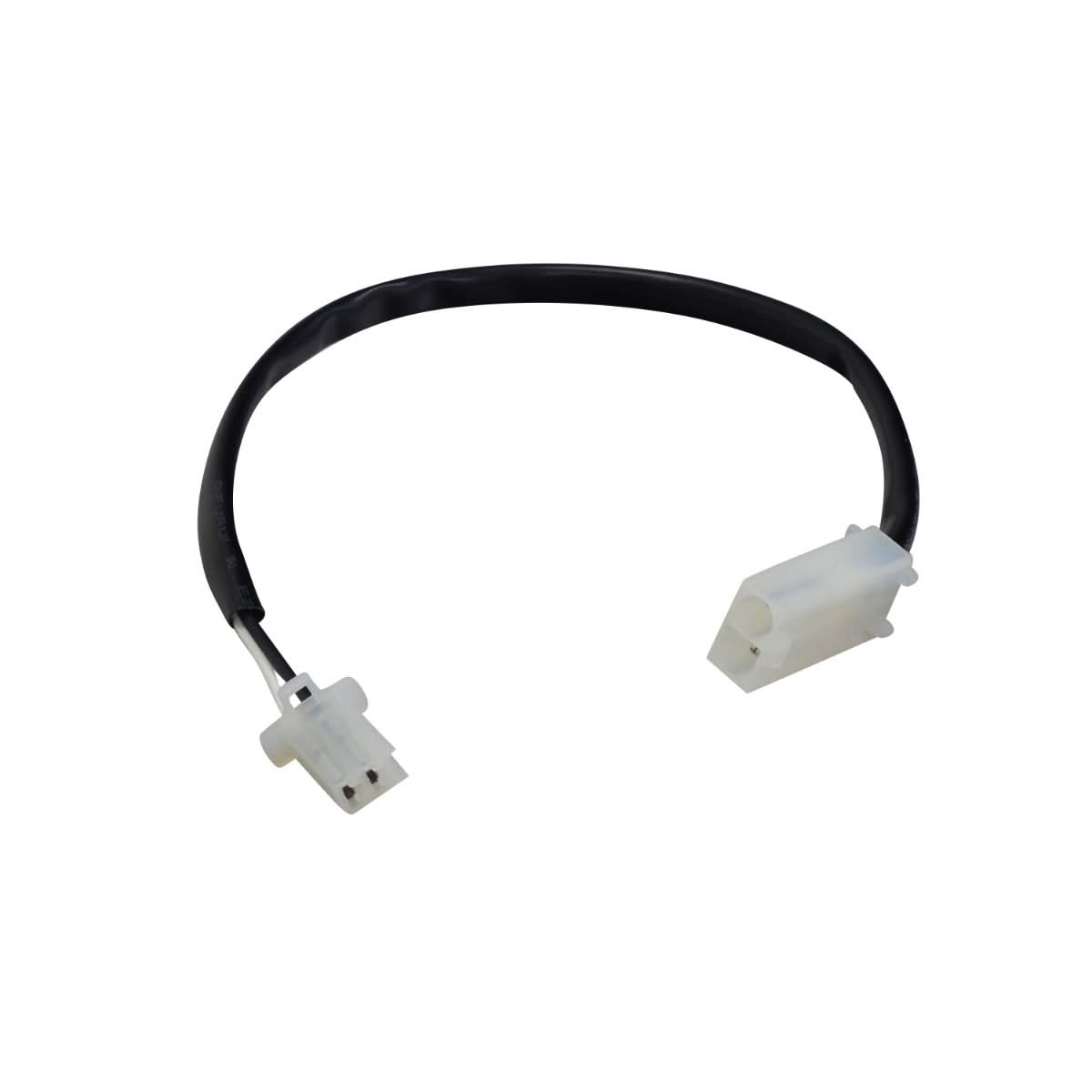 Headlight Assembly for the Golden Technologies Companion I (GC240) & Companion II (GC340, GC440) scooters, featuring a black wire with white connectors. Ideal for low mounting under the tiller boot.
