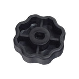 Armrest Height Adjustment Knob for Golden Companion I (GC240) & Companion II (GC340/GC440) Scooters, shown as a black circular object with a central hole and nut.