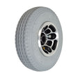 9 (220x75) Pneumatic Rear Wheel for Golden Technologies Companion I (GC240) featuring a silver rim and treaded black tire, suitable only for the second-generation GC240 scooter.