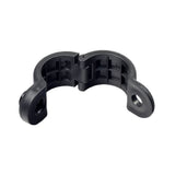 Mirrors for the Golden Buzzaround Lite (GB106), Companion I (GC240), & Companion II (GC340, & GC440) (Set of 2) featuring black plastic clips with holes and hinges for easy installation on mobility scooters.