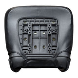 20x18 Black Stadium Seat for the Golden Companion I & II, Buzzaround Lite & XL, LiteRider scooters, featuring black vinyl upholstery with ventilation holes, designed for enhanced comfort and easy maintenance.