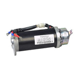 Motor & Brake Assembly for Golden Buzzaround Series (GB107, GB117, GB147, & GB148), featuring a black and silver electric motor with attached colorful wires and a visible barcode.