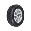 273x91 Rear Wheel Assembly for the Golden Companion II (GC340 & GC440) - VA Models Only, featuring a black tire with a silver rim, closely detailed with visible tread and hubcap.