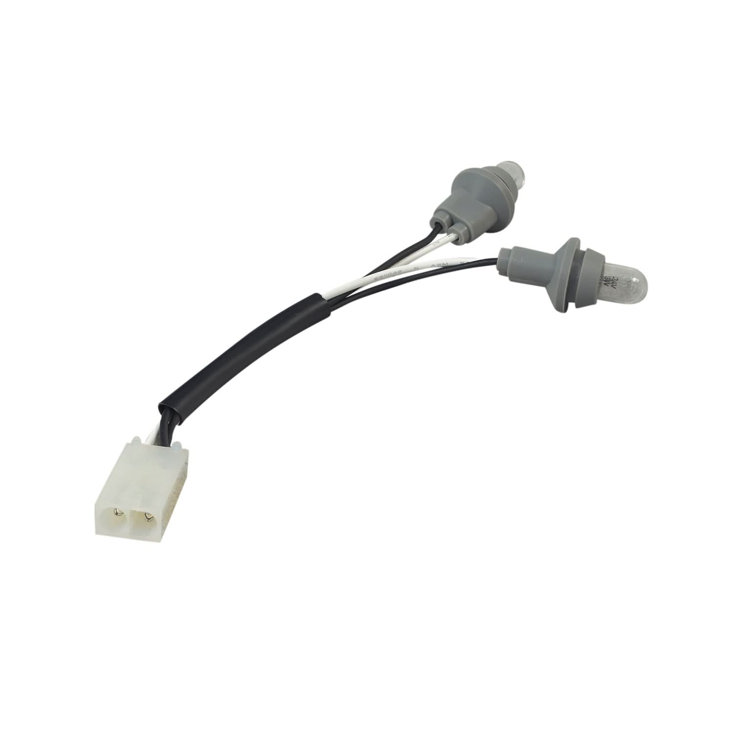 Tail Light Wiring Harness for the Golden Companion I & II (GC240, GC340, GC440), showing a close-up of the black cable and connectors, designed for the rear light system of mobility scooters.
