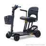 Golden Buzzaround CarryOn GB120B scooter shown with the Army Green shroud kit (MBA-0036), digital color rendering