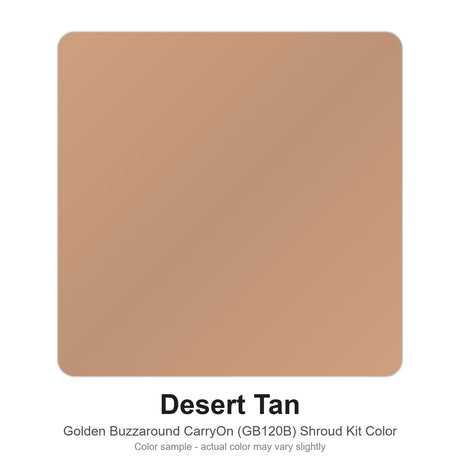 Desert Tan color sample for the Golden Buzzaround CarryOn GB120B shroud kit (MBA-0032)