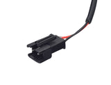 Taillight for the Razor Rambler 16 Electric Mini Bike, featuring a black connector with red and black wires, essential for visibility in low light.