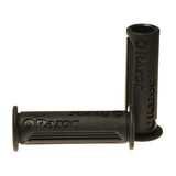 Handlebar Grip Set for Razor E90 Accelerator, DeltaWing, Power Core 90, Power Core E90, Power Core E90 Glow, Power Core E95, & PowerRider 360, featuring durable black rubber grips designed for secure control.