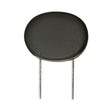 Hi-Back Deluxe Contour Black Vinyl Headrest for Pride Scooters and Jazzy Power Chairs with metal legs for secure attachment.