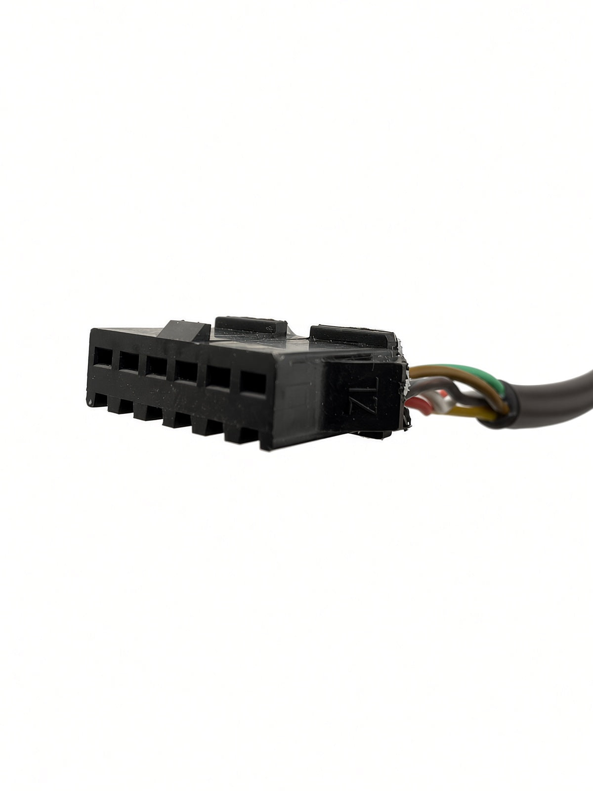 6-pin plug on the end of the Hiboy DK1 throttle cable