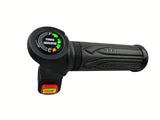 Front view of Hiboy DK1 replacement throttle showing the full-to-empty battery gauge