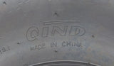 Close-up of 19x7.00-8 Off-Road Mini Bike Tires (Set of 2) showcasing the knobby tread pattern designed for various terrains.