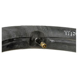Close-up of a 12-1/2x2-1/4 Razor Pocket Mod Wide Tread Tire, showcasing its black rubber surface and tread pattern.