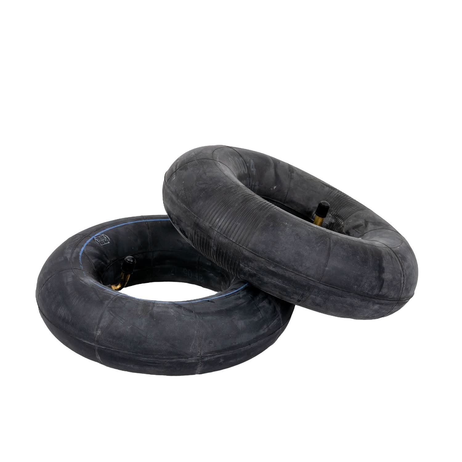 12x3.00-4 Pneumatic Mobility Tire with C248 Powertrax Tread, featuring a robust rubber construction and deep treads for superior control and grip. Includes an option for a matching inner tube with angled valve stem.