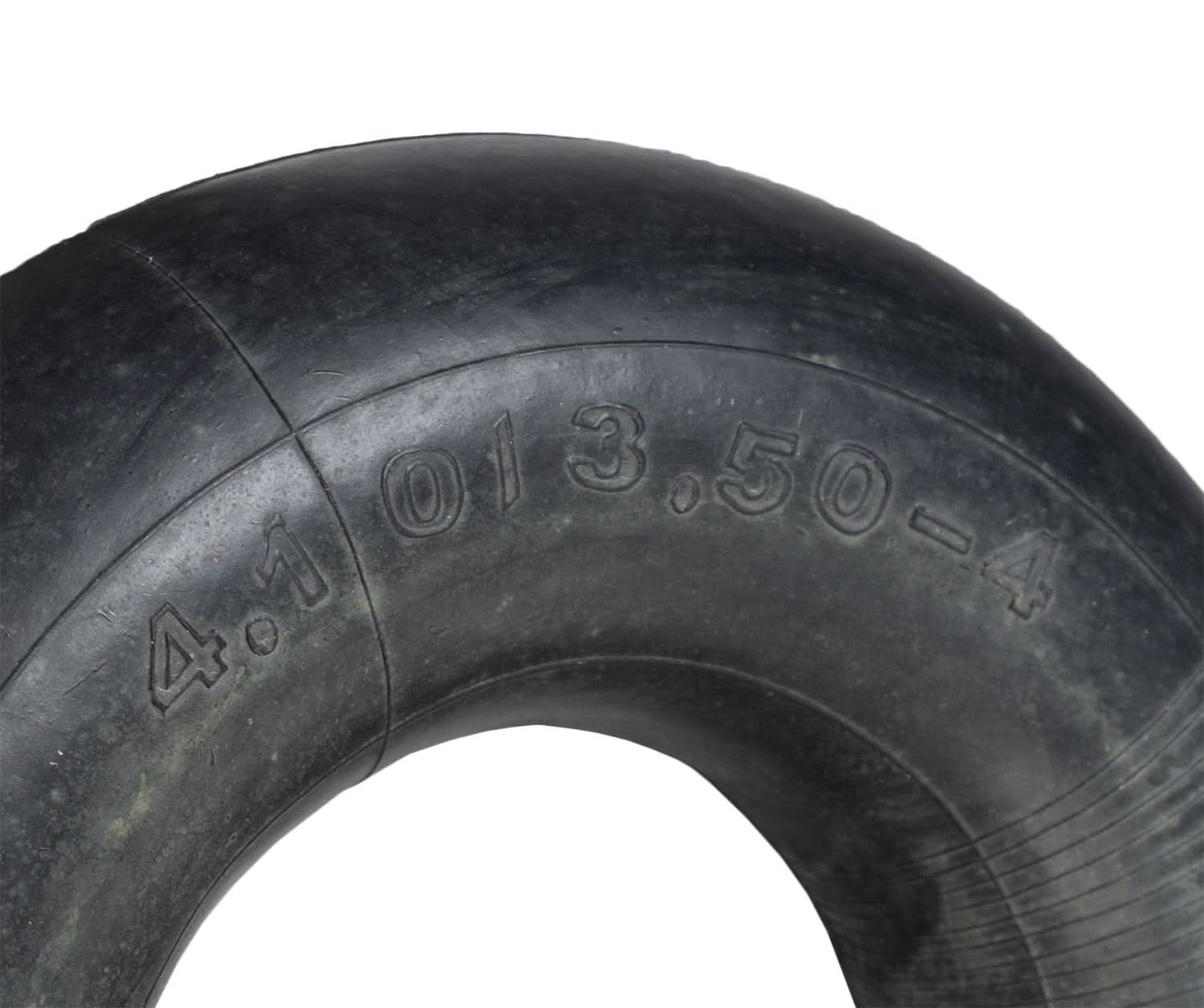 12x3.00-4 Pneumatic Mobility Tire with C248 Powertrax Tread, showcasing detailed numbers and symbols carved on its black rubber surface, providing superior control and grip for mobility devices.