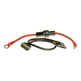 VR2 Joystick Cable and Battery Harness Kit for the Merits Atlantis 1 (P710) Power Chair, featuring a close-up of the black extension cable with connectors.