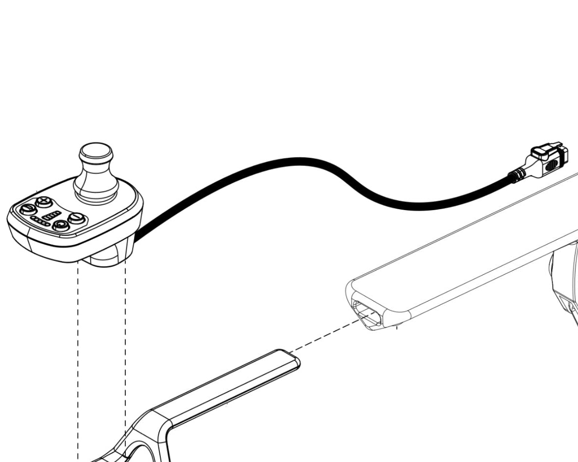KIT2403851 - Joystick Assembly for the Jazzy Carbon 27X & Jazzy Ultra Light