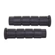 Pair of Classic Grips made of soft kraton rubber, designed for handlebars. Ideal for snowmobiles, scooters, ATVs, dirt bikes, and bicycles. Close-up shows textured grip surface for enhanced hold.