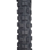 Close-up of a 20x2.0 Black Caesar CST1244 Bicycle Tire from Sunlite, showcasing its tread pattern and durable build, ideal for replacing old bike tires.