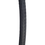 700x35 Reflective Transit Tour S3 Bicycle Tire, close-up showing durable construction with directional siped tread and reflective sidewall striping, designed for all-weather traction and puncture protection.