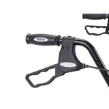 Heavy Duty Bariatric Rollator Rolling Walker with Large Padded Seat