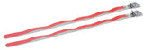 Leather Toe Straps for bikes or scooters, featuring durable red wires for secure fastening. A practical Sunlite accessory, ideal for enhancing your ride's safety and comfort.