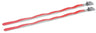 Leather Toe Straps for bikes or scooters, featuring durable red wires for secure fastening. A practical Sunlite accessory, ideal for enhancing your ride's safety and comfort.