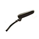 Left Armrest Assembly for the Shoprider Sprinter 4x4, featuring a black vinyl pad, a handle, and dimensions of 12 long by 3-1/2 wide.