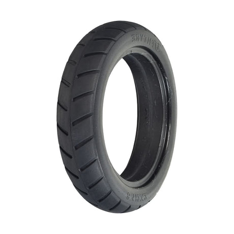 8-1/2x 2 Solid Tire for the Razor T25 Electric Scooter, featuring a durable, puncture-proof rubber with a curved tread pattern.