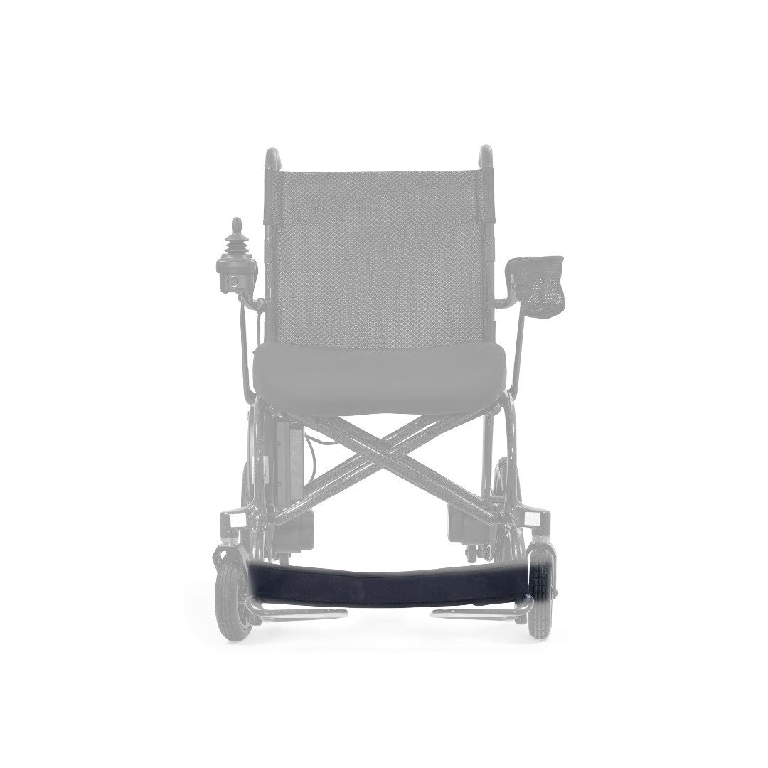 MBA-0260 footplate strap shown in color on the Golden Cricket LT Carbon GP309, rest of the chair greyed out