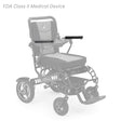 MBS-0001 arm pads shown in color on the Golden Stride GP301, rest of the chair greyed out